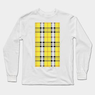 Yellow Plaid Phone Case Long Sleeve T-Shirt